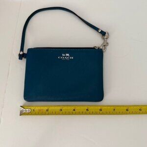 Coach Darcy Small Wristlet  Teal